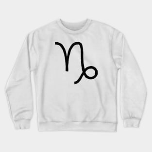 CRAPICORN SYMBOL IN OIL Crewneck Sweatshirt